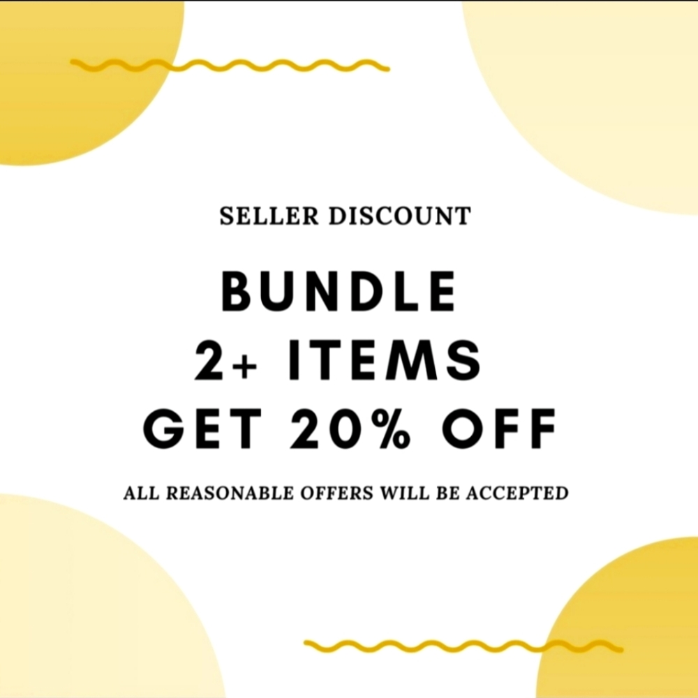 Bundle deal!! 20% off